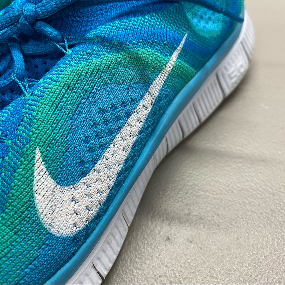 Nike Free Flyknit 5.0 Sneaker Shoe Sofsole W Sz 11 - Picture 3 of 6
